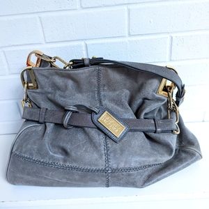 Badgley Mischka Soft Leather Shoulder Bag